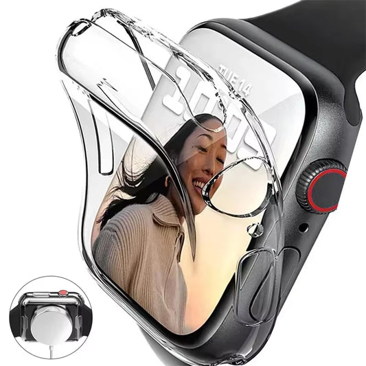 Soft TPU Screen Protector for Apple Watch 10 9 8 45Mm 41Mm 44Mm 42Mm 46Mm 49Mm Full Case Cover for Iwatch Ultra 7 SE 6 5 4 3 2