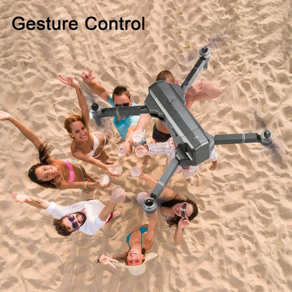 F24 PRO 4K UHD Drone, GPS, 30-Min Flight, Foldable Mini Drone, Brushless Motors, FPV, Wi-Fi, RC Quadcopter for Kids & Adults, Beginners & Enthusiasts, Carrying Case, Black