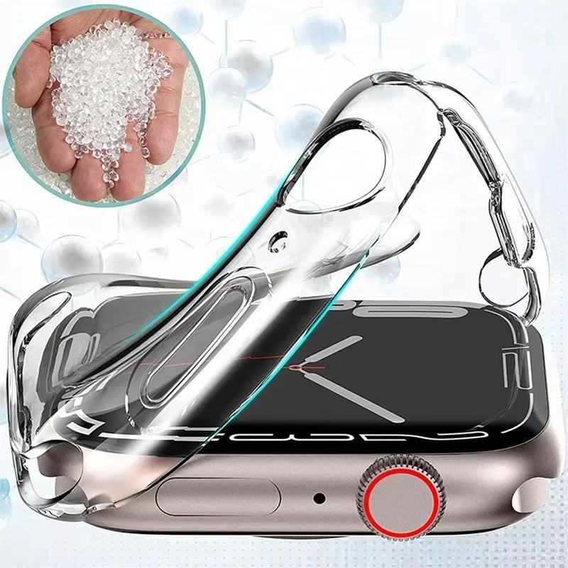 Soft TPU Screen Protector for Apple Watch 10 9 8 45Mm 41Mm 44Mm 42Mm 46Mm 49Mm Full Case Cover for Iwatch Ultra 7 SE 6 5 4 3 2